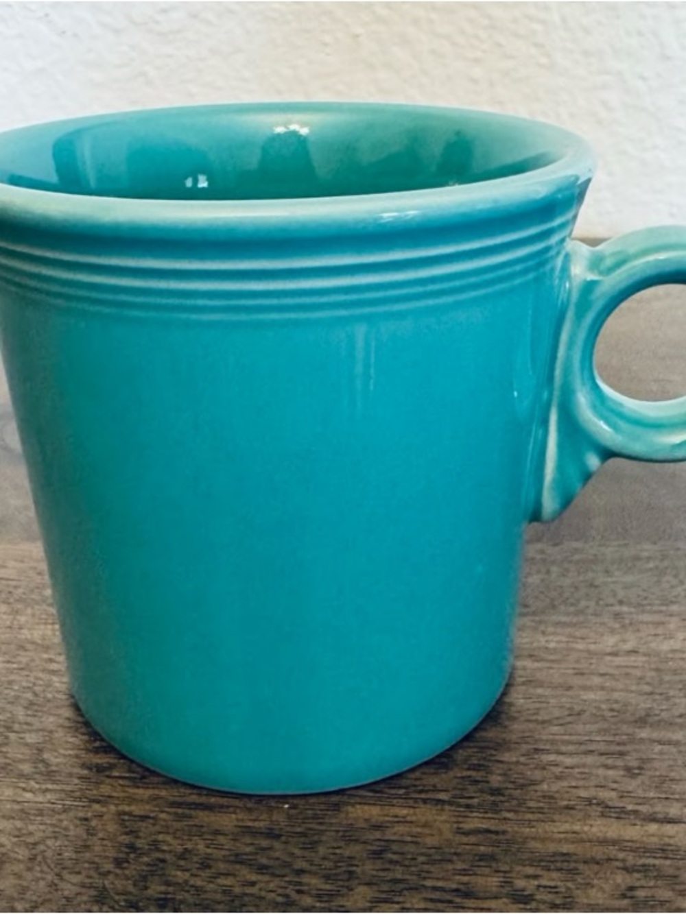 Turquoise Ceramic Mug with Handle - Home Dining
